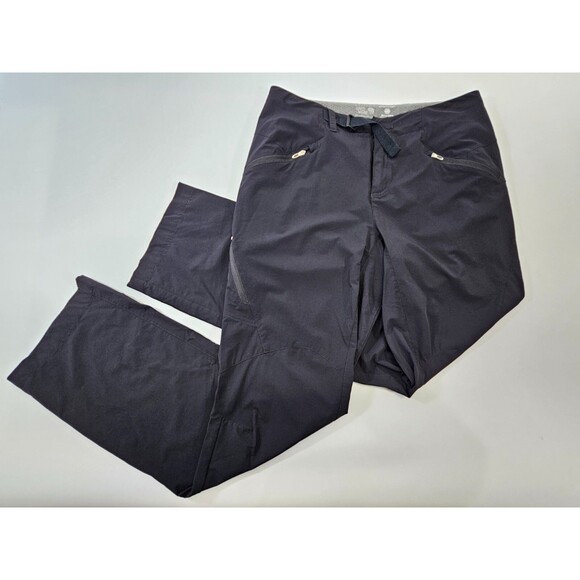 Mountain Hardwear Black Straight Leg Hiking Outdoor Pants Women's Size 8 EUC - Picture 2 of 6